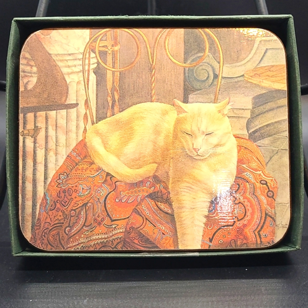 Jason Designer Pk of 6 Cat Coasters